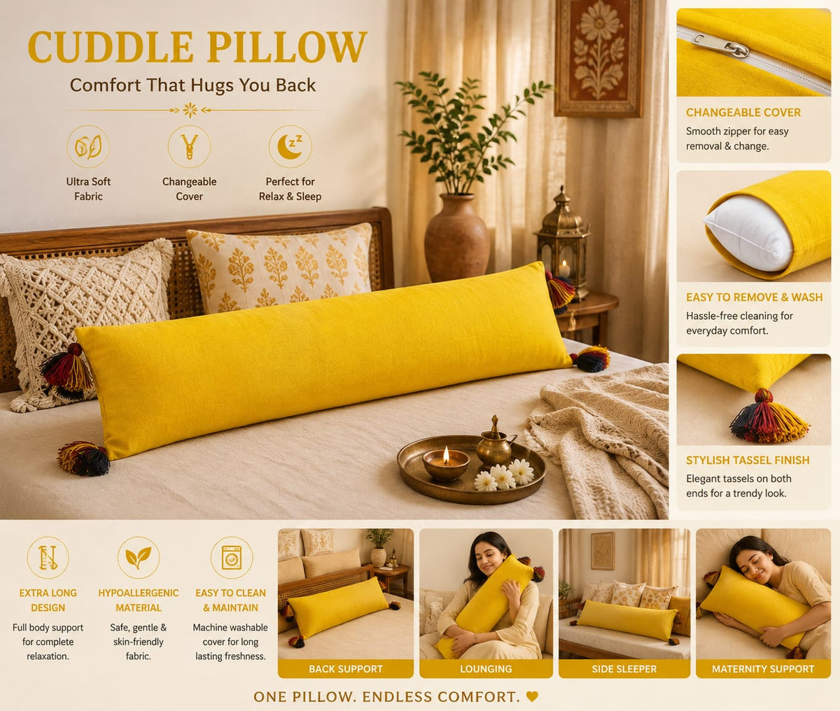 Cuddling Pillow Covers